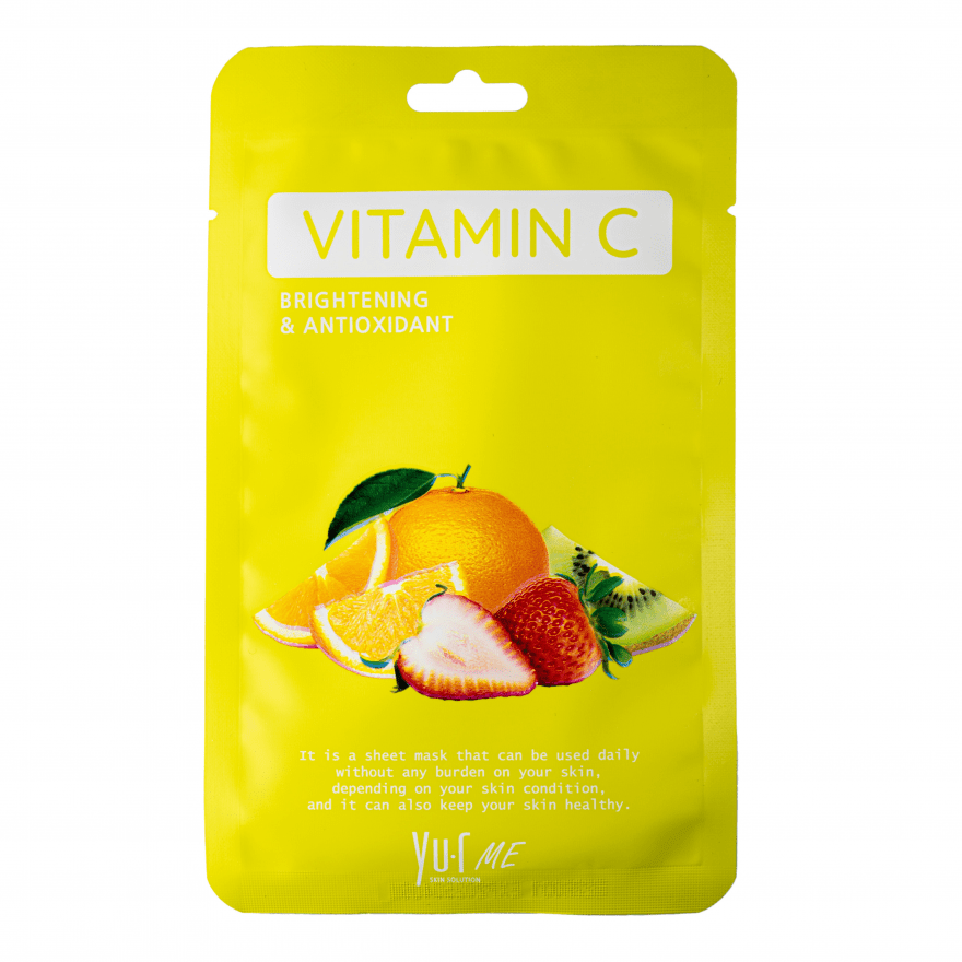 YU.R Vitamin C Sheet Mask Тканевая маска с витамином С - DYBEAUTY